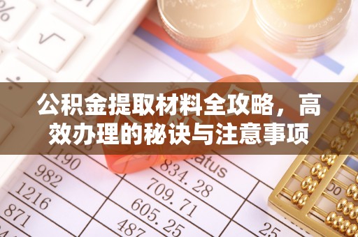 燕巢公积金提取材料全攻略，高效办理的秘诀与注意事项