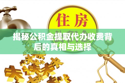 燕巢揭秘公积金提取代办收费背后的真相与选择