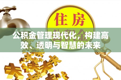 燕巢公积金管理现代化，构建高效、透明与智慧的未来