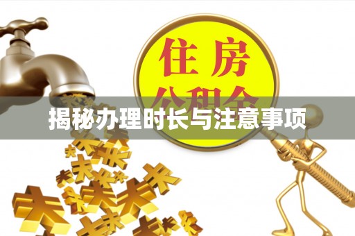 燕巢揭秘办理时长与注意事项