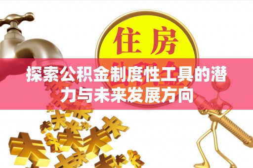 燕巢探索公积金制度性工具的潜力与未来发展方向