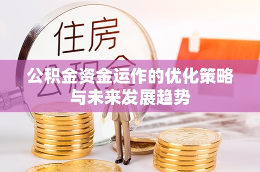 燕巢公积金资金运作的优化策略与未来发展趋势