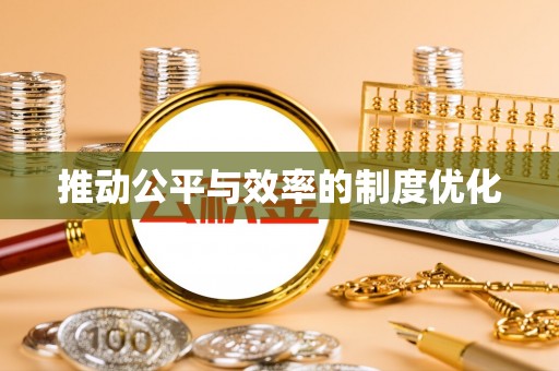 燕巢推动公平与效率的制度优化