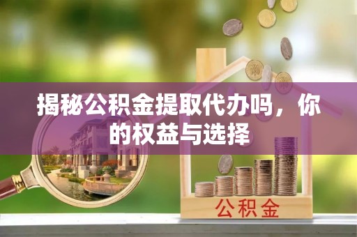 燕巢揭秘公积金提取代办吗，你的权益与选择