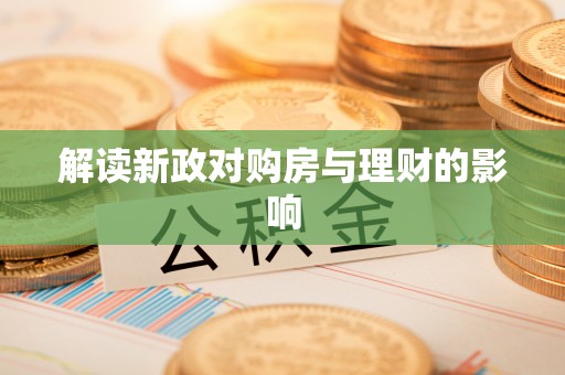 燕巢解读新政对购房与理财的影响