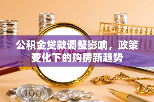燕巢公积金贷款调整影响，政策变化下的购房新趋势
