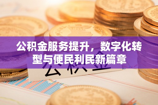 燕巢公积金服务提升，数字化转型与便民利民新篇章