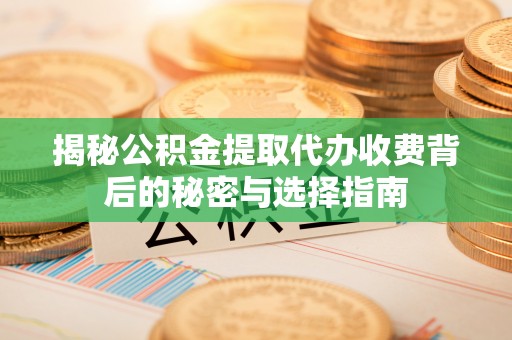 燕巢揭秘公积金提取代办收费背后的秘密与选择指南
