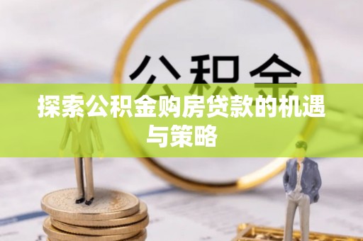 燕巢探索公积金购房贷款的机遇与策略