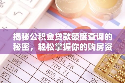 燕巢揭秘公积金贷款额度查询的秘密，轻松掌握你的购房资金