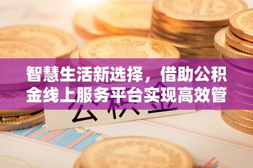 燕巢智慧生活新选择，借助公积金线上服务平台实现高效管理