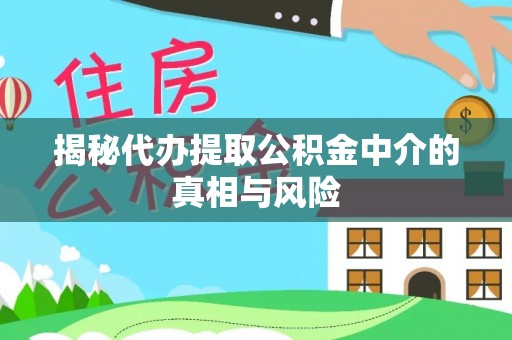 燕巢揭秘代办提取公积金中介的真相与风险