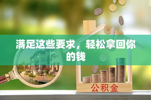 燕巢满足这些要求，轻松拿回你的钱